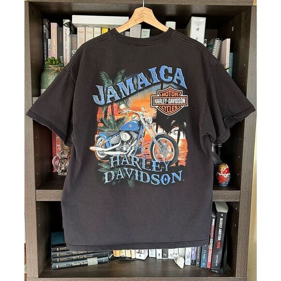 Harley-Davidson Other - Harley Davidson Motor Cycles Jamaica Black Cotton T-Shirt XL